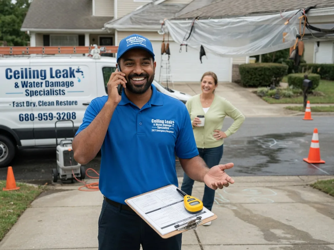 Ceiling Leak Cleanup Mooringsport, LA FAQs